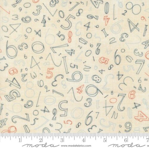 24671 12 Numerals Lovelace, Data by Janet Clare