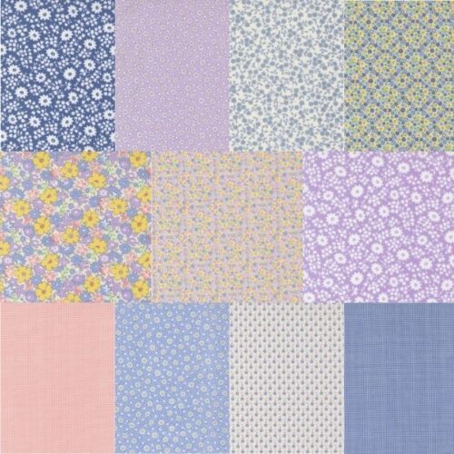 30's Playtime Fat Quarter Pack Pastels (11 pcs) by Linzee Kull McCray