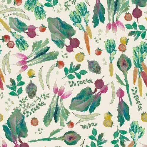 BG076 Vegetable Patch Ecru, Vegetable Patch by Bluebellgray