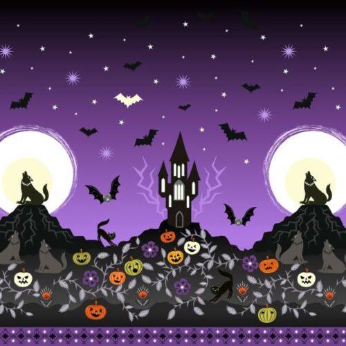 L12 Double edge border (glow in the dark), Transylvania Glow, Lewis & Irene