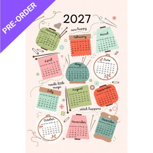 FS 1057 2027 Calendar Tea Towel by Elena Amo