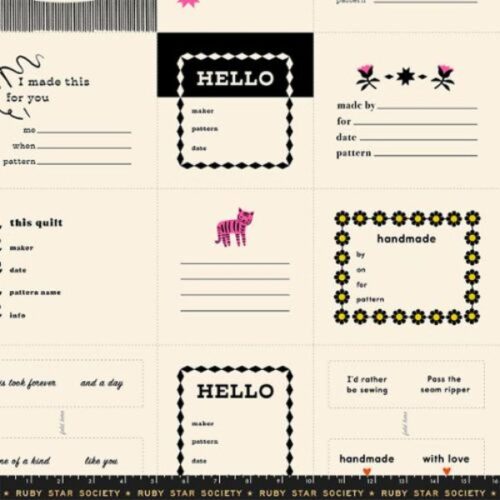 RS4165 14 Black Labels, 1-800-Calico by Alexia Marcelle Abegg