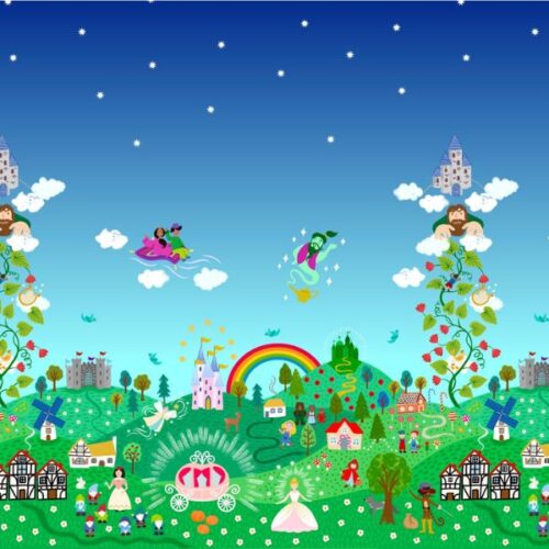 SM130 Double Edge Border, Small Things…Fairytales by Lewis & Irene