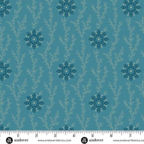 10540-B Linen and Lace Marine, Secret Stash Blue Willow by Edyta Sitar