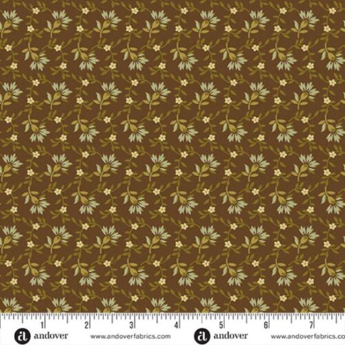 10543-N Lazy Daisy Chocolate, Secret Stash Favourites Chestnut by Edyta Sitar