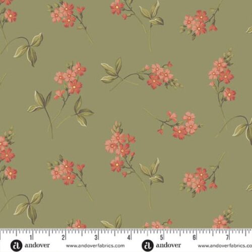 10544-G Cornflower Dill, Secret Stash Favourites Chestnut by Edyta Sitar
