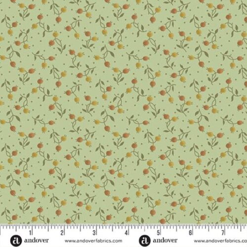 10545-G Berry Celery, Secret Stash Favourites Chestnut by Edyta Sitar