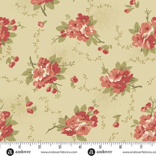 10553-L Blossom Parchment, Secret Stash Favourites Amber by Edyta Sitar