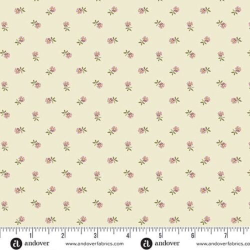 10557-L Pincushion Flower Bisque, Secret Stash Favourites Amber by Edyta Sitar
