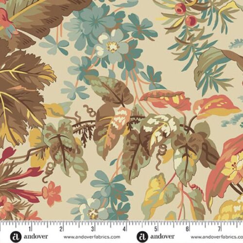 10569-L Foliage Daylight, Secret Stash Blue Willow by Edyta Sitar
