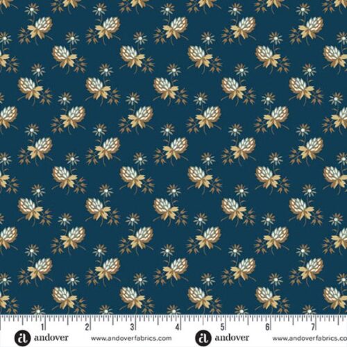 10570-B Clover Night, Secret Stash Blue Willow by Edyta Sitar