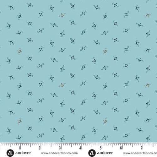 10573-B Heartbeat Sky, Secret Stash Blue Willow by Edyta Sitar