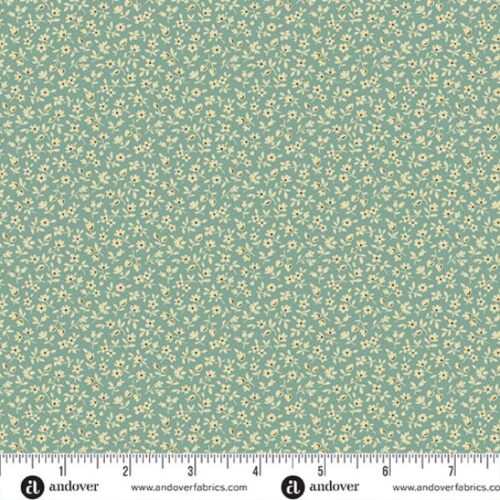 10577-B Snowberry Water Fall, Secret Stash Blue Willow by Edyta Sitar