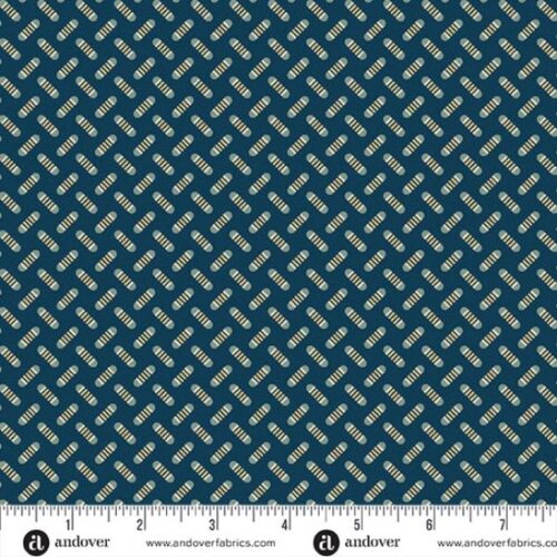 10578-B Sweet Pea Night, Secret Stash Blue Willow by Edyta Sitar