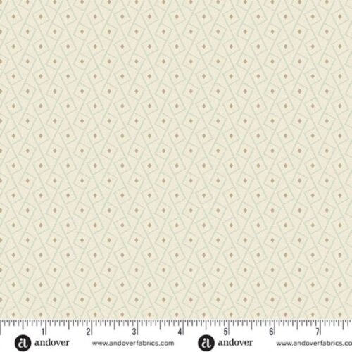 10581-L Tide Cream, Secret Stash Blue Willow by Edyta Sitar