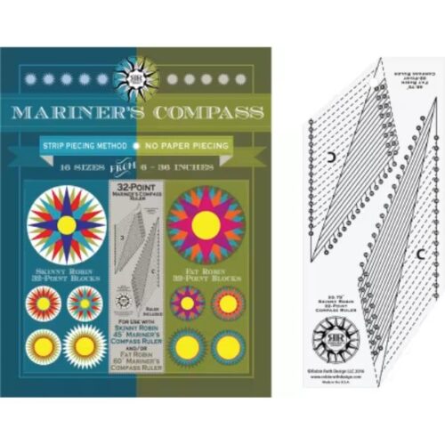 32 Point Mariner's Compass Book and Ruler Combo