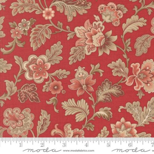 36152 11 Tournesal Florals Rouge, Le Jardin Rouge by French General