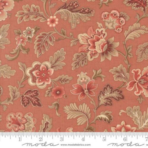 36152 12 Tournesal Florals Clay, Le Jardin Rouge by French General