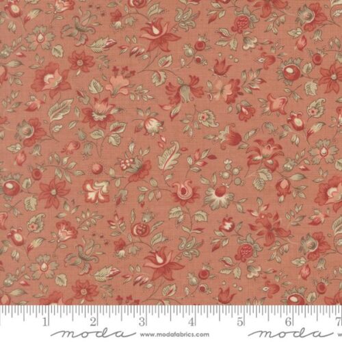 36154 12 Clemenceau Florals Clay, Le Jardin Rouge by French General