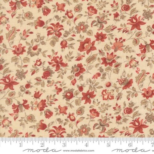 36154 14 Clemenceau Florals Pearl, Le Jardin Rouge by French General