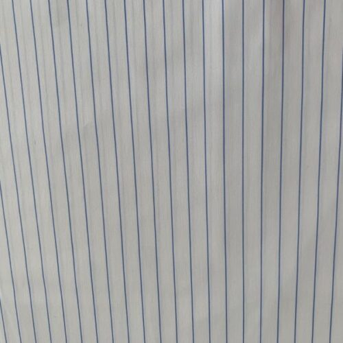 46006-01 White Fine Stripe Dressmaking Fabric