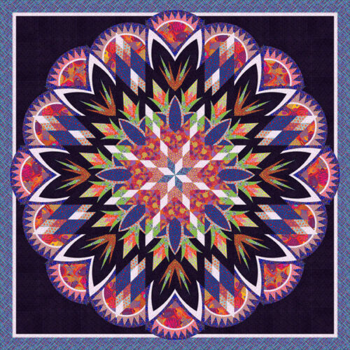 Bioluminescence Quilt Kit, Bits and Bobs by Brandon Mably for Kaffe Fassett Collective