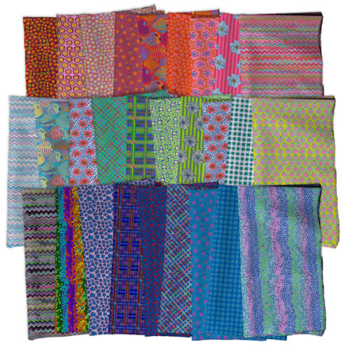 Bits and Bobs Fat Quarter Pack (28 pieces) by Brandon Mably for Kaffe Fassett Collective (Cut in House)