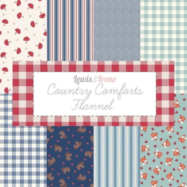 Country Comforts Flannel by Lewis and Irene
