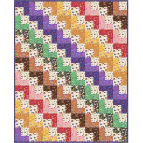 Firelight Quilt Kit, Ode to Roman Glass by Kaffe Fassett