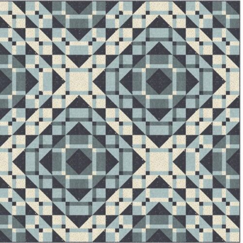 Fry Quilt Kit 76.5 x 76.5in, Data by Janet Clare