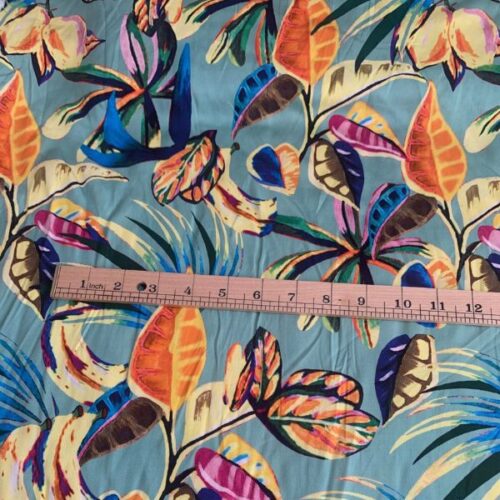 JV0334 Floral Viscose Dressmaking Fabrics