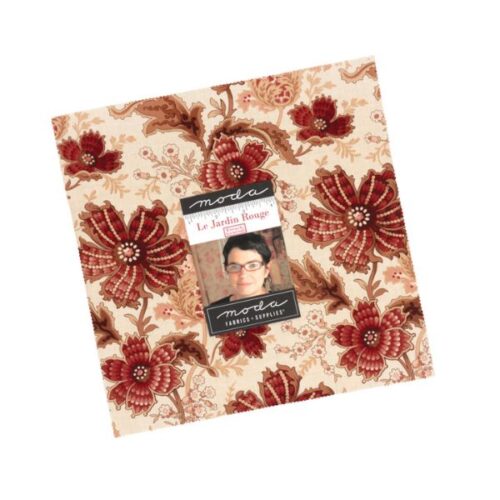 Le Jardin Rouge 10 Layer Cake by French General (42 pcs) LC36150