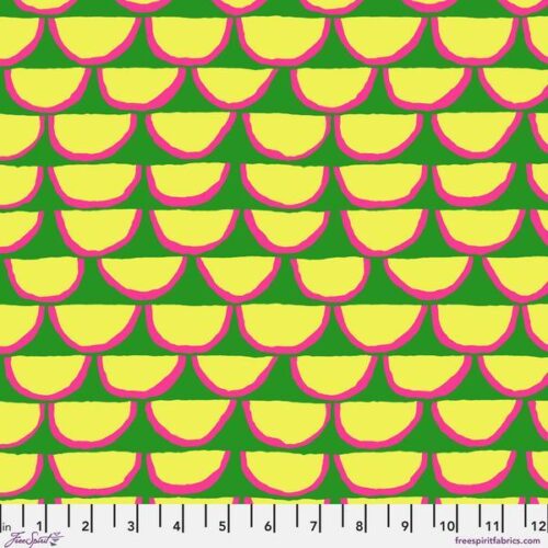 PWBM107.Green Segments, Brandon Mably for Kaffe Fassett Collective