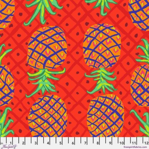 PWBM108.Red Upside Down, Brandon Mably for Kaffe Fassett Collective