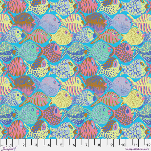 PWBM112.Pastel SM Shoal, Bits and Bobs by Brandon Mably for Kaffe Fassett Collective