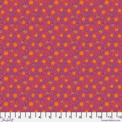 PWBM117.Red SM Brollies, Bits and Bobs by Brandon Mably for Kaffe Fassett Collective