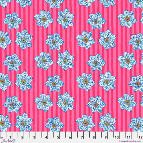 PWBM120.Pink Zebra Lily, Bits and Bobs by Brandon Mably for Kaffe Fassett Collective