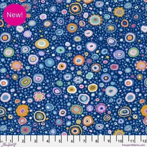 PWGP001.Blue Roman Glass Kaffe Fassett Ode to Roman Glass