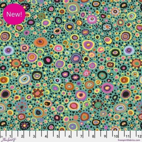 PWGP001.Teal Roman Glass Kaffe Fassett Ode to Roman Glass