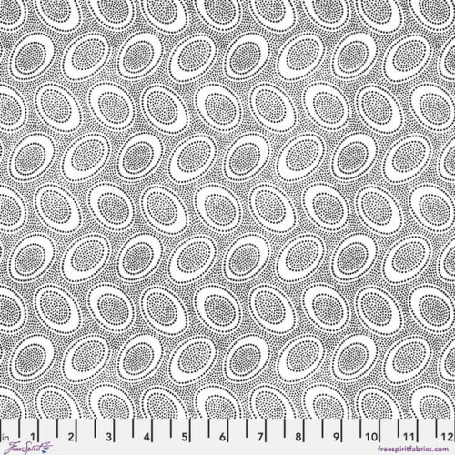 PWGP071.White Aboriginal Dot: Kaffe Fassett for Kaffe Fassett Collective