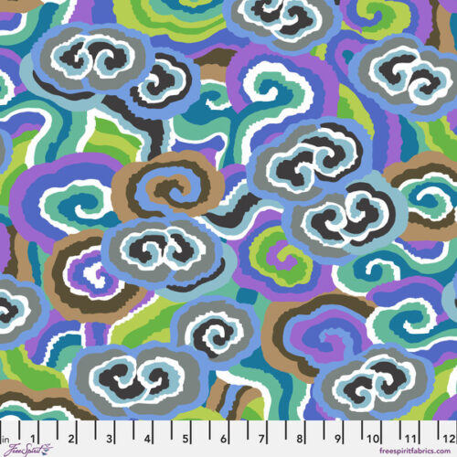 PWPJ138.Contrast Cloud Scrolls, Philip Jacobs for Kaffe Fassett Collective