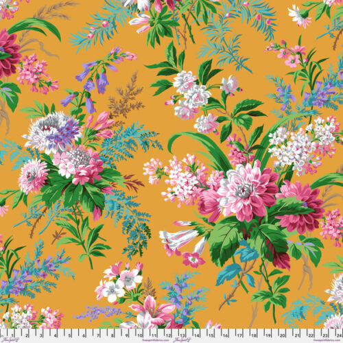 PWPJ141.Gold Jardin, Philip Jacobs for Kaffe Fassett Collective