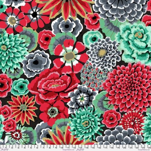 QBGP013.Contrast Enchanted, Kaffe Fassett for Kaffe Fassett Collective Extra Wide Backing (approx. 108″wide) Cotton Sateen Finish