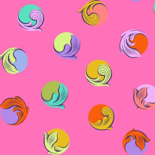 QBTP022.Sugarplum Gumball, Legendary by Tula Pink Extra Wide Backing (approx. 108″wide) Cotton Sateen Finish