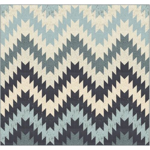 Rhythm Quilt Kit 85 x 90in, Data by Janet Clare