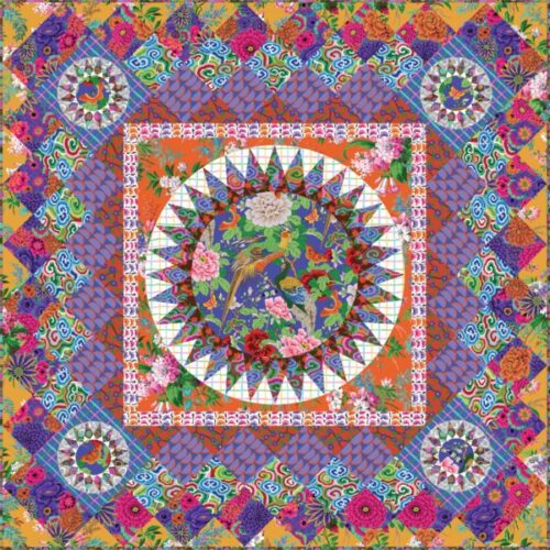 Rising Sunburst Quilt Kit, Kaffe Fassett Collective Autumn 2026