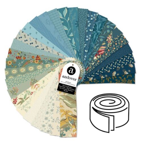 Secret Stash Favourites Blue Willow 2.5 Design Roll by Edyta Sitar (40 pieces)