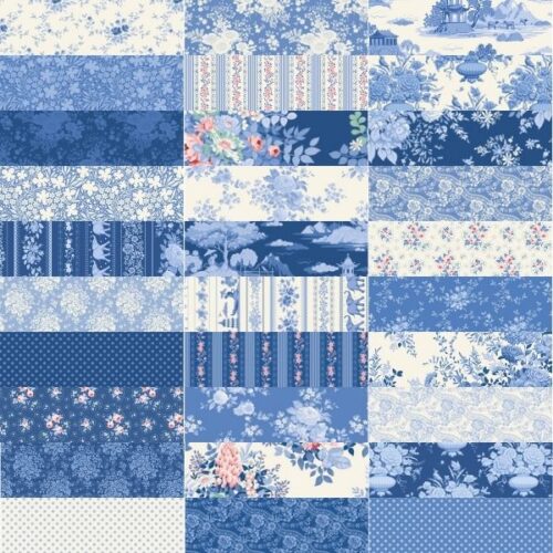 Something Blue Full Fat Quarter Pack (30 pieces) by Tilda (Cut in House)