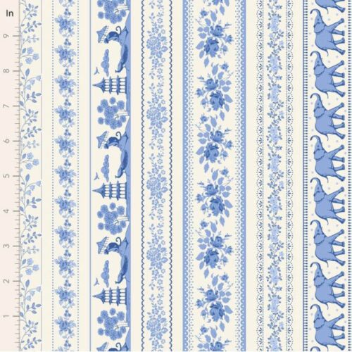 TD110170 Borders Blue, Something Blue by Tilda