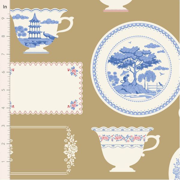 TD110172 Labels and Ornaments Ochre, Something Blue by Tilda